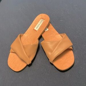 Steve Madden slip on flat sandals